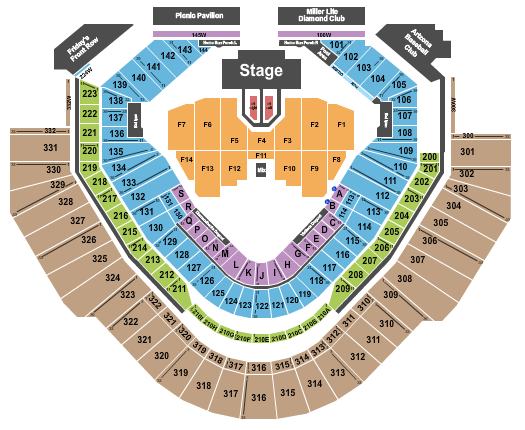 Chase Field Journey Seating Chart